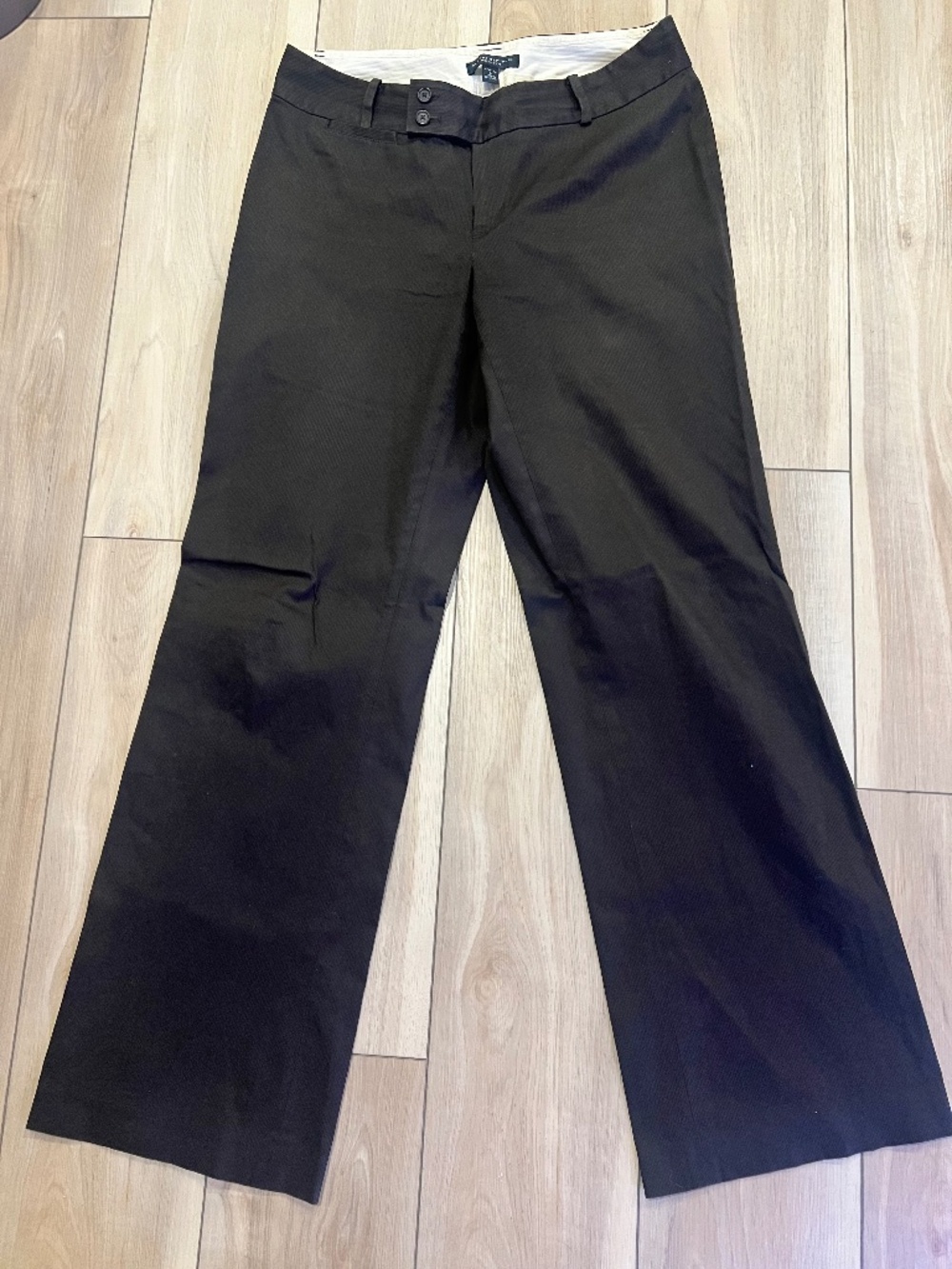 Banana Republic Jackson Fit Brown Stretch Dress Pants Size 8
